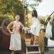 Linen men's sauna apron ,,Plain"